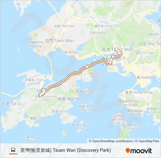 E31 Bus Line Map