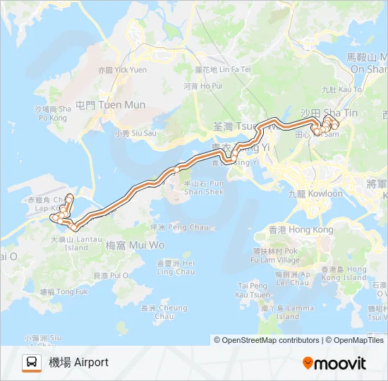 E42 Bus Line Map