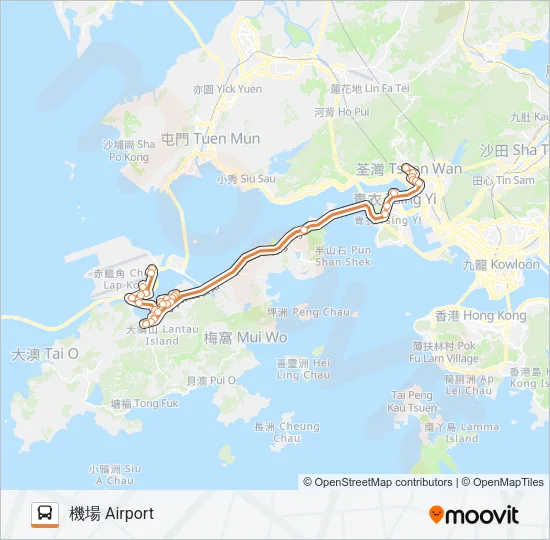 N31 Bus Line Map