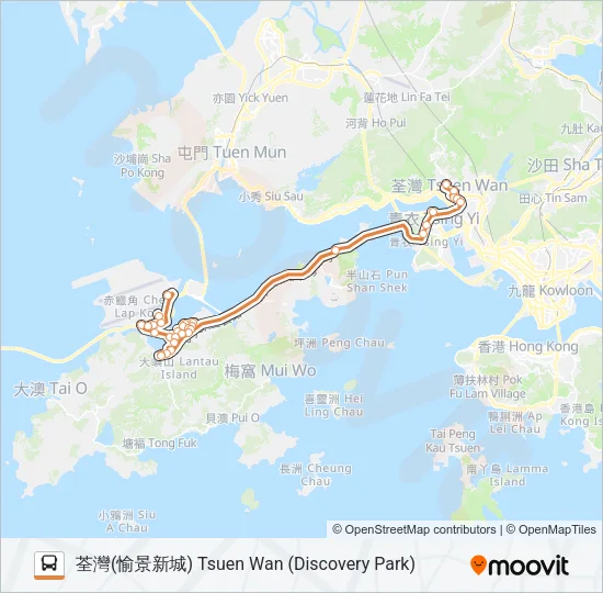 N31 Bus Line Map