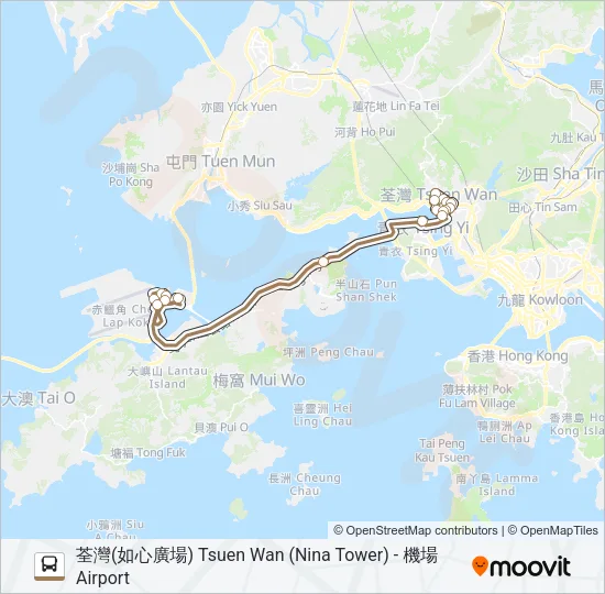 A31 Bus Line Map