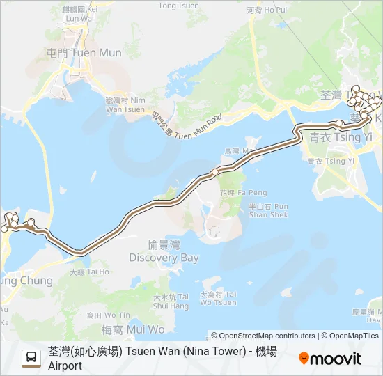 A31 Bus Line Map