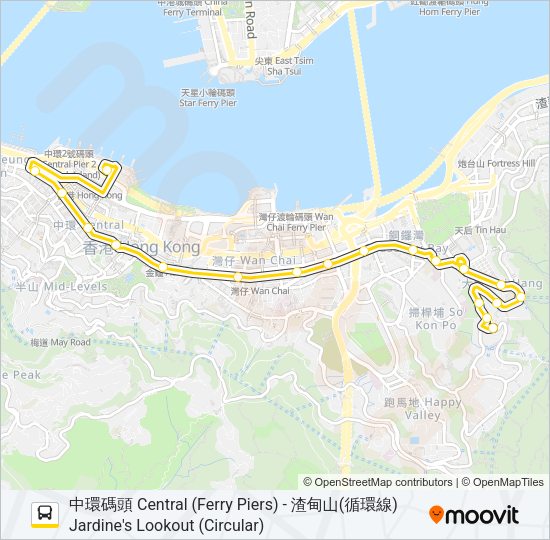 巴士11的線路圖