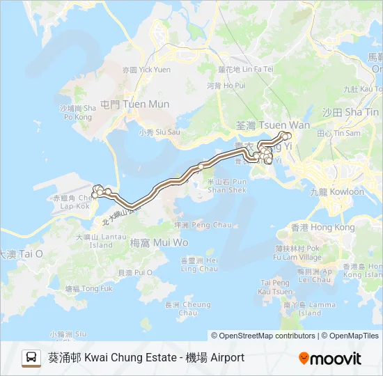 A32 Bus Line Map