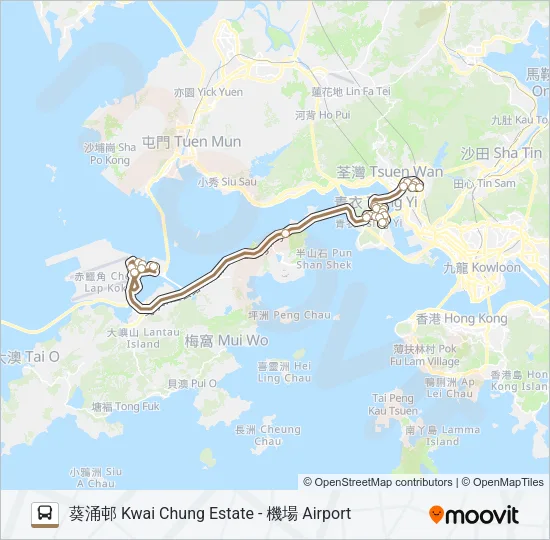 A32 Bus Line Map