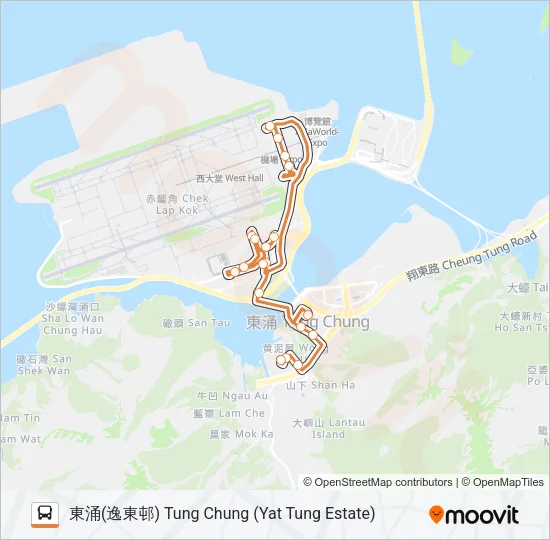 N64 Bus Line Map
