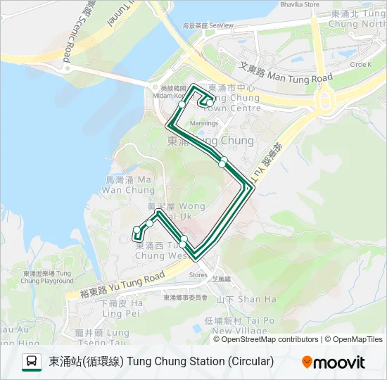 38 Bus Line Map