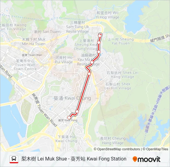 36M Bus Line Map