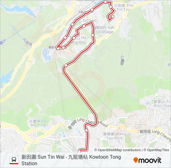 281M Bus Line Map