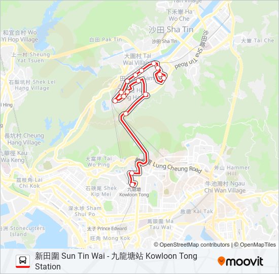 281M bus Line Map