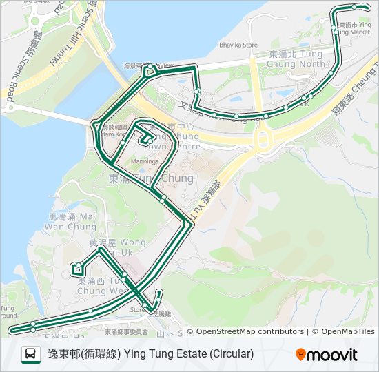 37H bus Line Map