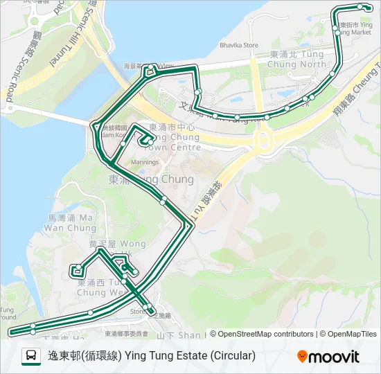 37H Bus Line Map