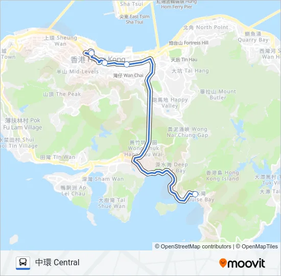 HR48 Bus Line Map