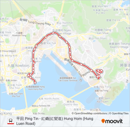 巴士15的線路圖