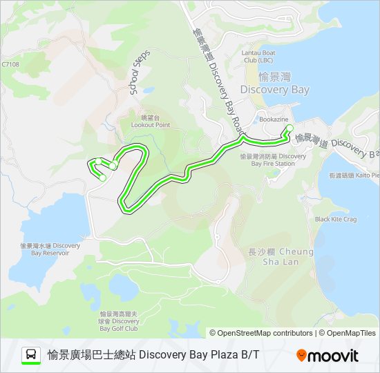 18 bus Line Map