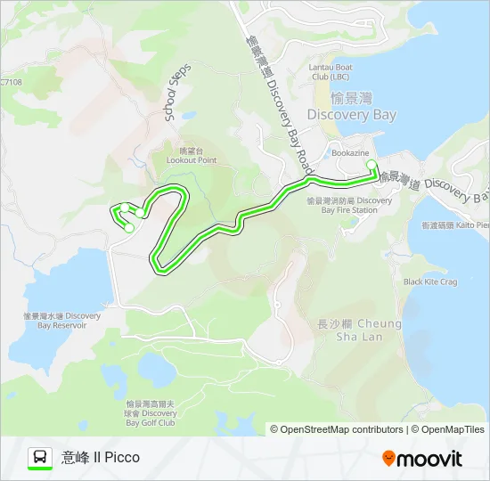 18 Bus Line Map