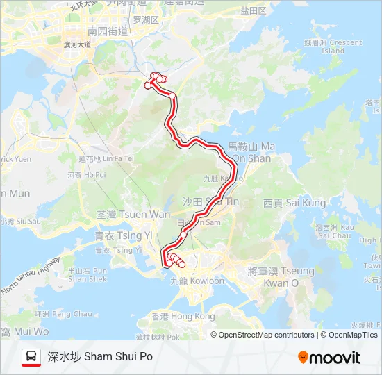 270D Bus Line Map