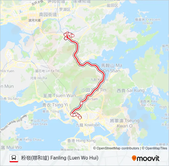 270D Bus Line Map