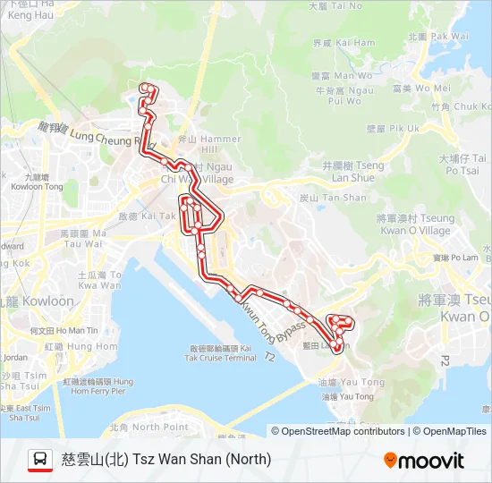 15A Bus Line Map