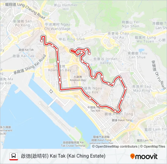 28B Bus Line Map