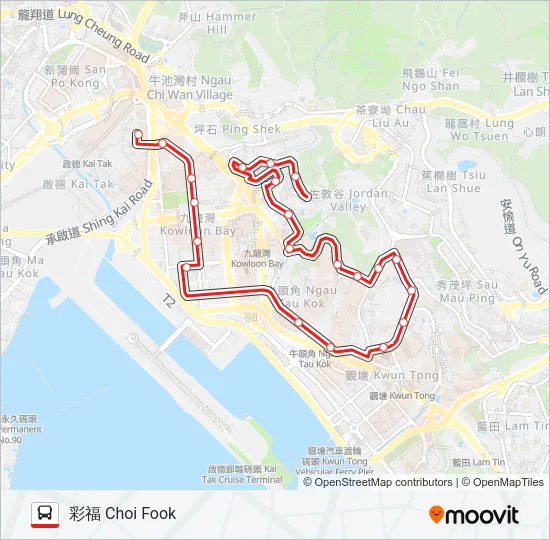 28B Bus Line Map