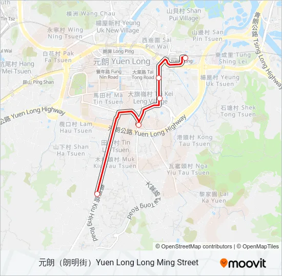 56A Bus Line Map