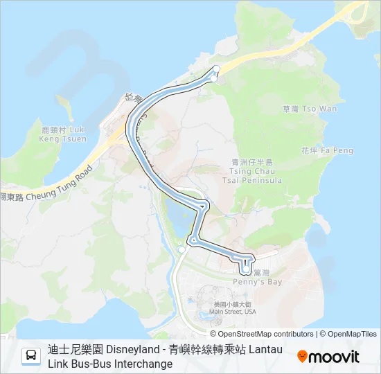 R8 Bus Line Map