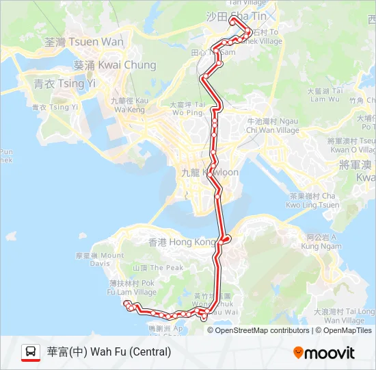 170 Bus Line Map