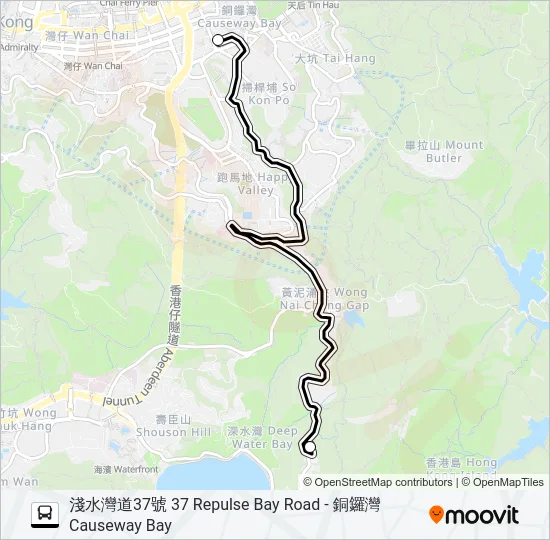 HR60 Bus Line Map