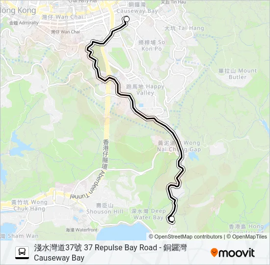 HR60 Bus Line Map