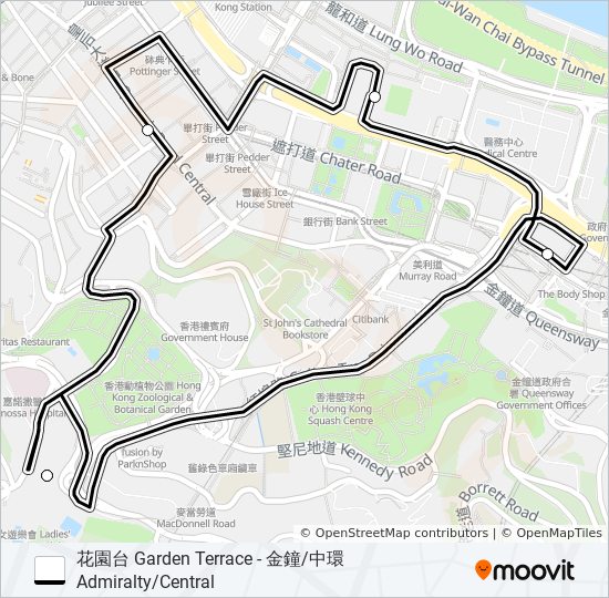 HR68 bus Line Map