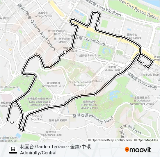 HR68 Bus Line Map