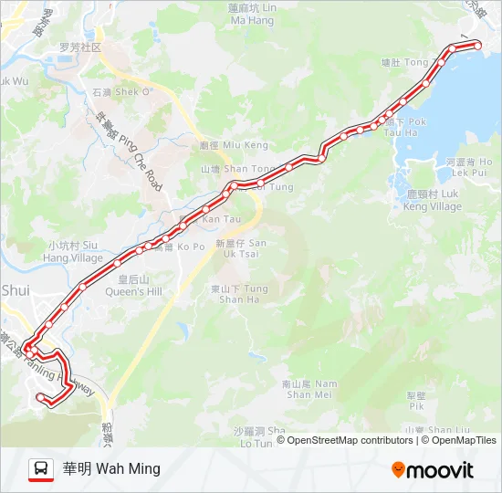 78K Bus Line Map