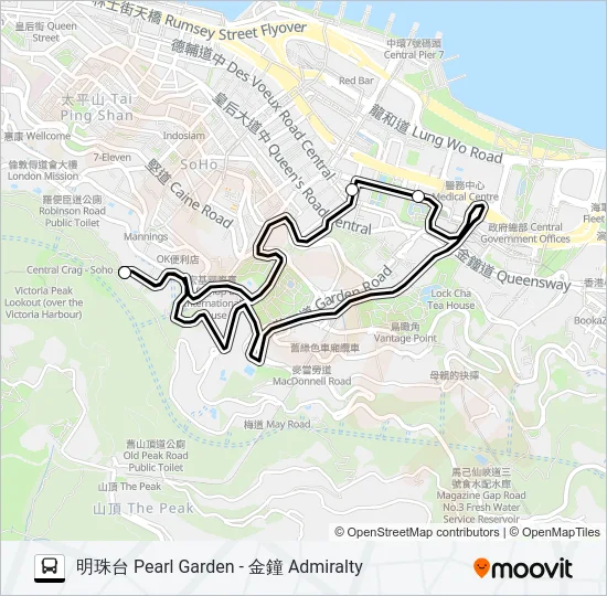 HR73 Bus Line Map