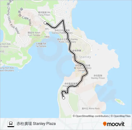 HR78 Bus Line Map