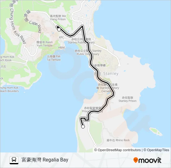 HR78 Bus Line Map