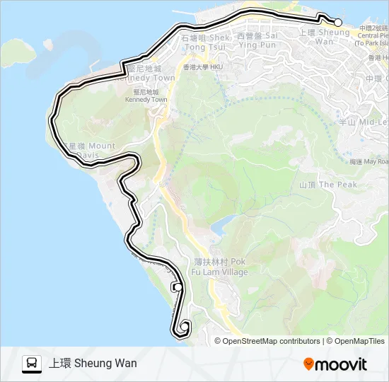 HR82 Bus Line Map