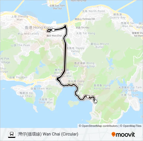 HR85 Bus Line Map