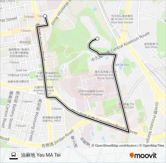 KR13 Bus Line Map