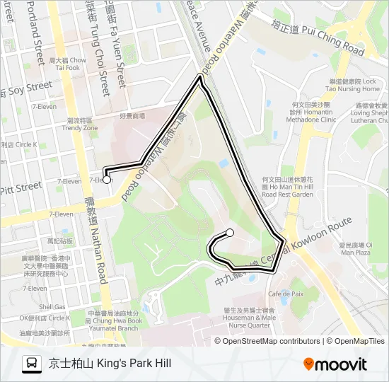 KR13 Bus Line Map