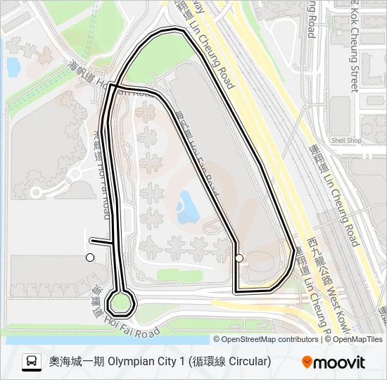 KR17 Bus Line Map