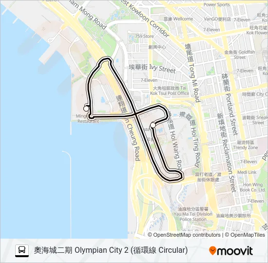 KR17 Bus Line Map