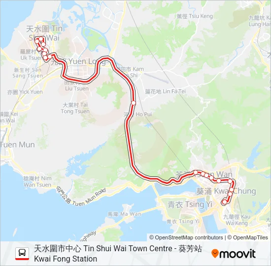 69M Bus Line Map