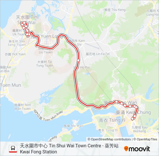 69M Bus Line Map