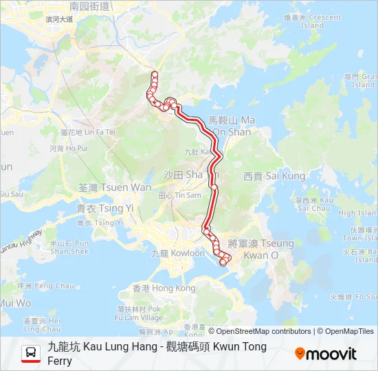 74C Bus Line Map
