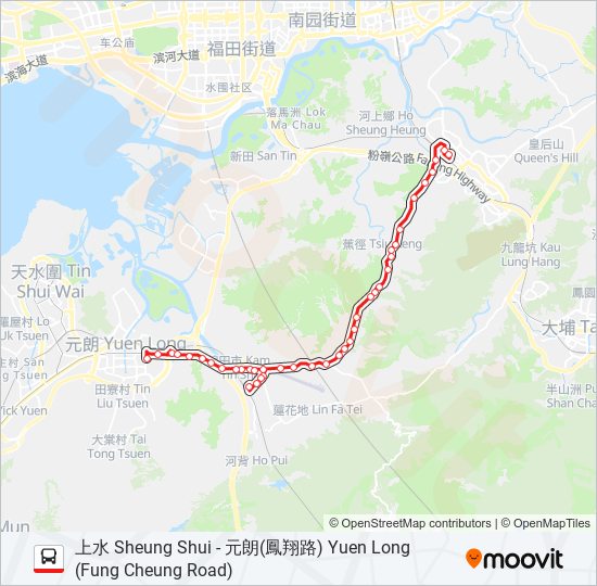 77K bus Line Map