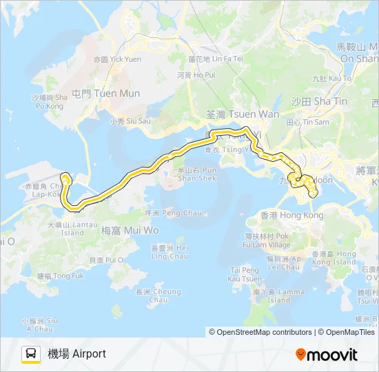 A20 Bus Line Map