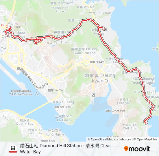 91 Bus Line Map