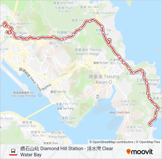 91 Bus Line Map