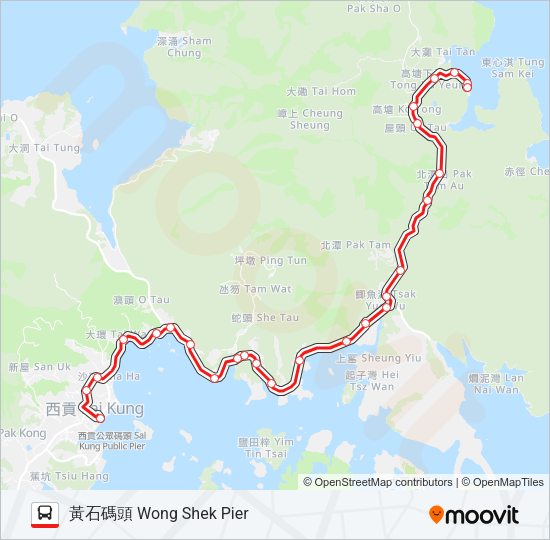 巴士94的線路圖